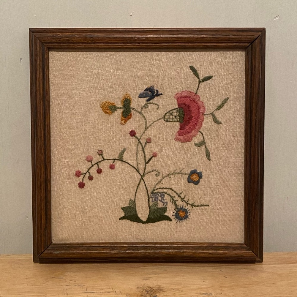 Vintage Crewel